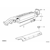 BMW Vent Pipe (Cylinders 7-12) - Genuine BMW 11151702286