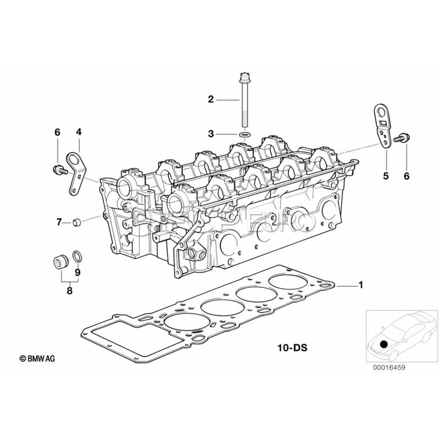 BMW Cylinder Head Gasket - Genuine BMW 11127519409 | FCP Euro