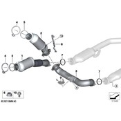 BMW Exhaust System Hanger Bracket - Genuine BMW 18328468992
