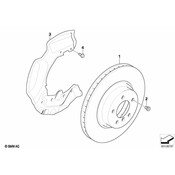 BMW Protection Plate Right - Genuine BMW 34116767692