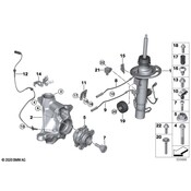 BMW Suspension Strut Assembly - Genuine BMW 37106887933