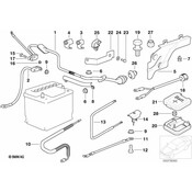 BMW Battery Cable (Plus Pole) (Sbk) - Genuine BMW 12421436888