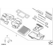 BMW Set Mounting Parts - Genuine BMW 64116927618