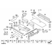 BMW Battery Cover - Genuine BMW 51477127282