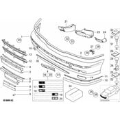 BMW Alternator Air Duct (525i 528i 530i) - Genuine BMW 51118160855