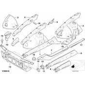 BMW Bumper Impact Absorber Bracket - Genuine BMW 41118125275