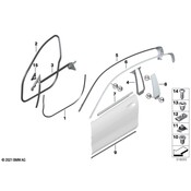 BMW Door Applique - Genuine BMW 51337435417