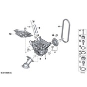 BMW Oil Deflector - Genuine BMW 11417614731