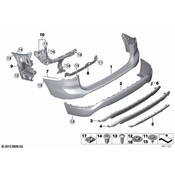 BMW Tow Eye Cap - Genuine BMW 51317361233