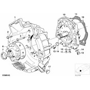 BMW Gasket Asbestos Free - Genuine BMW 24111215404