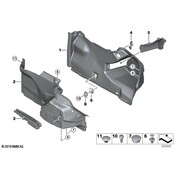 BMW Trunk Trim Panel Cap - Genuine BMW 51487292045