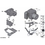BMW ABS Control Module Bracket - Genuine BMW 34506781281