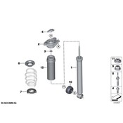 BMW Shock Absorber Bolt - Genuine BMW 07146897171