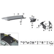 BMW Body B-Pillar Trim Panel Cap - Genuine BMW 51437326908