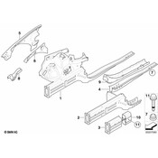 BMW Frame Rail End - Genuine BMW 41117135613