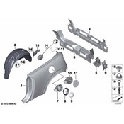 MINI Fuel Filler Housing - Genuine MINI 51177148884