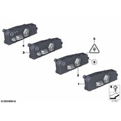 BMW Switch Seat Adjusting Front Right - Genuine BMW 61319275080