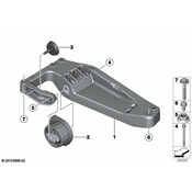 BMW Transmission Crossmember - Genuine BMW 22316786567