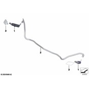BMW Set Trim Headl. Washer System Primed (Sra) - Genuine BMW 51117347666
