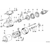 BMW Repair Kit Starter Motor - Genuine BMW 12411289499