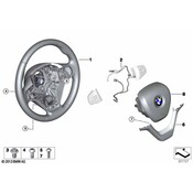 BMW Cover Steering Wheel - Genuine BMW 32306868772