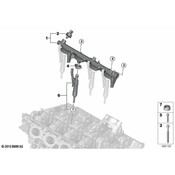 BMW Mini Fuel Injector - Genuine BMW 13538744746