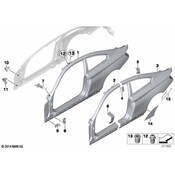 BMW Rocker Panel Reinforcement - Genuine BMW 41217374406