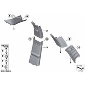 MINI Body A-Pillar Trim Panel - Genuine MINI 51439812098
