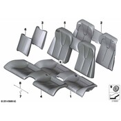 BMW Seat Armrest - Genuine BMW 52207266490