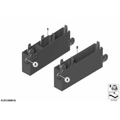 BMW Device Holder Luggage Compartment - Genuine BMW 61359195794