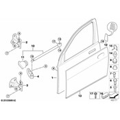 BMW Reflector Right - Genuine BMW 51217057984