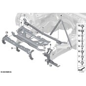 BMW Radiator Support Side Panel - Genuine BMW 51648071632