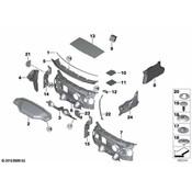 BMW Sound Absorber - Genuine BMW 51489481292