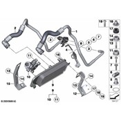 BMW Bracket Heat Exchanger - Genuine BMW 17227585390