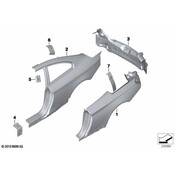 BMW Door Lock Striker Plate - Genuine BMW 41219240050