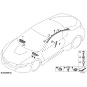 BMW Knee Pad Airbag Module Passenger Side - Genuine BMW 72129289694
