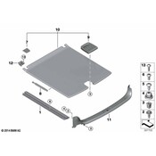 BMW Floor Carpet Luggage Compartment (Black) - Genuine BMW 51477326481