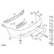 BMW Bumper Shock Absorber - Genuine BMW 51127065358