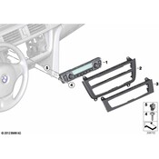 BMW Instrument Panel Bezel - Genuine BMW 64119207194