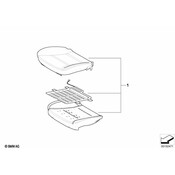 BMW Seat Cover - Genuine BMW 52103449996