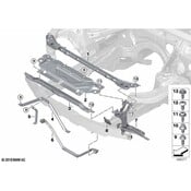 BMW Radiator Support Panel Reinforcement - Genuine BMW 51647422285