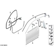 BMW Door Applique - Genuine BMW 51337435418