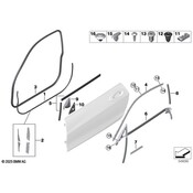 BMW Door Seal - Genuine BMW 51767482710