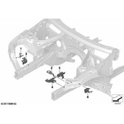 BMW Engine Air Intake Hose Bracket - Genuine BMW 41007481025
