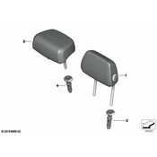 BMW Headrest - Genuine BMW 52207939504