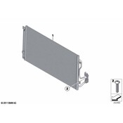 BMW A/C Condenser - Genuine BMW 64506804722