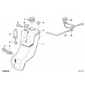 BMW Washer Fluid Reservoir - Genuine BMW 61661378613