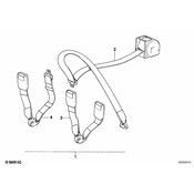 BMW Lower Strap Rear - Genuine BMW 72111952012