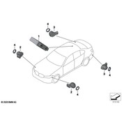 BMW Parking Aid Sensor - Genuine BMW 66207927837