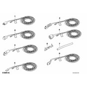 BMW Rep.Cable F Airbag And Control Unit - Genuine BMW 61129118089